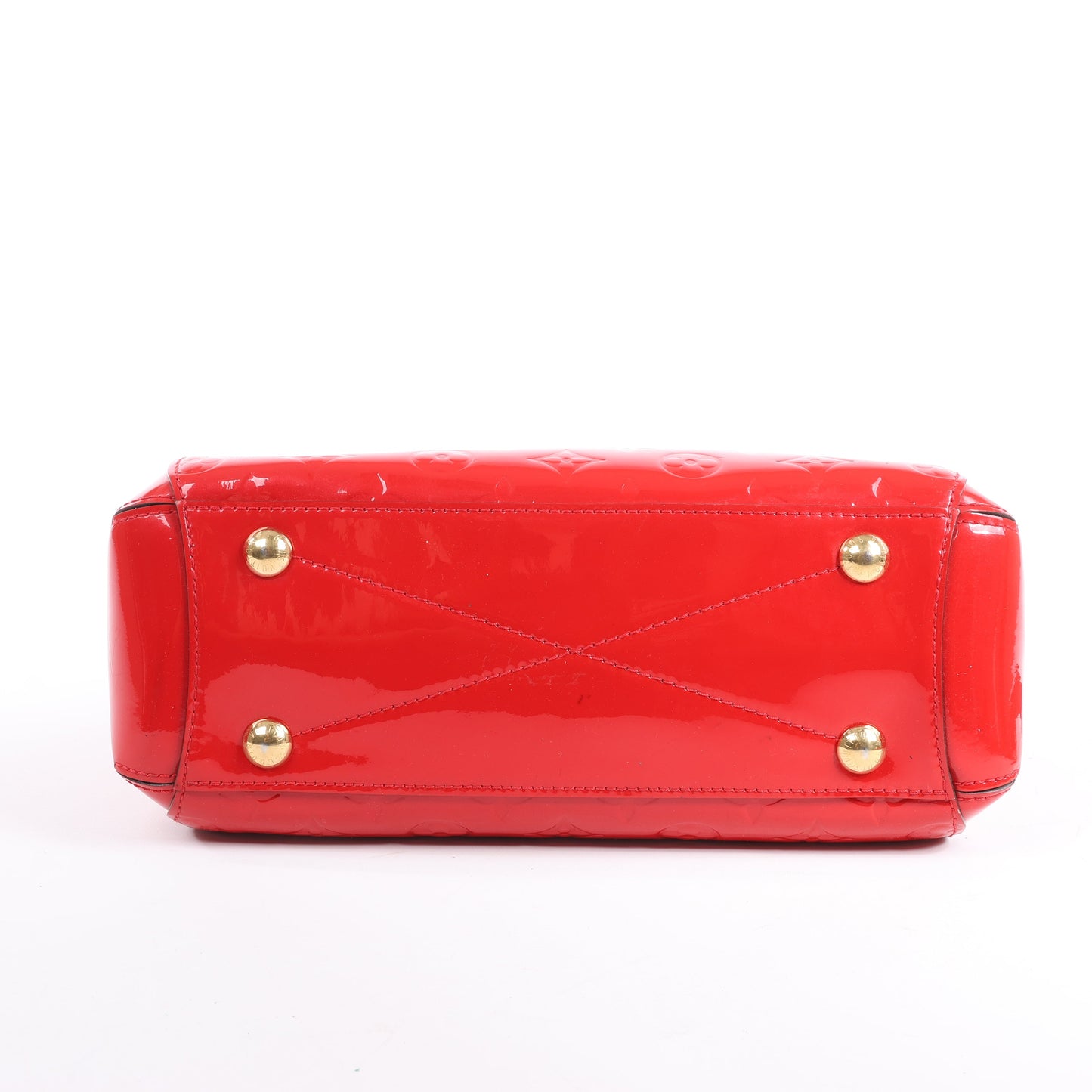 Louis Vuitton Vernis Montaigne BB Handbag in Red M50170