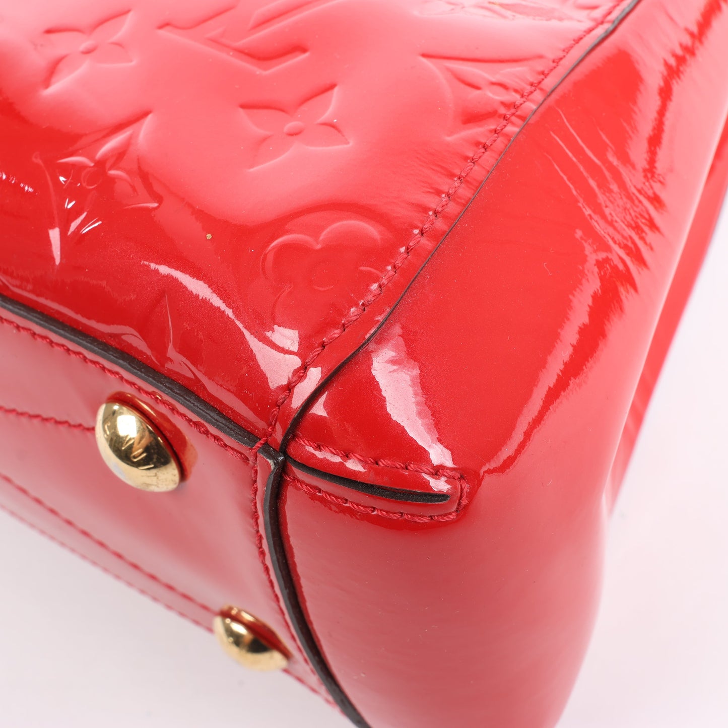 Louis Vuitton Vernis Montaigne BB Handbag in Red M50170