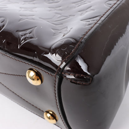 Louis Vuitton Vernis Montaigne BB 2Way Handbag in Amarante M50403