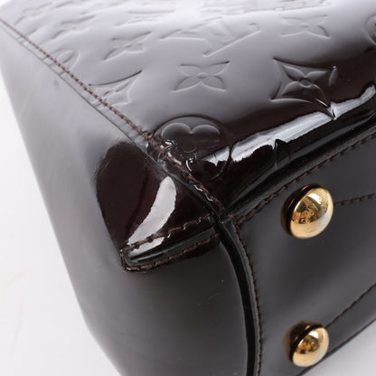 Louis Vuitton Vernis Montaigne BB 2Way Handbag in Amarante M50403