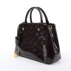 Louis Vuitton Vernis Montaigne BB 2Way Handbag in Amarante M50403