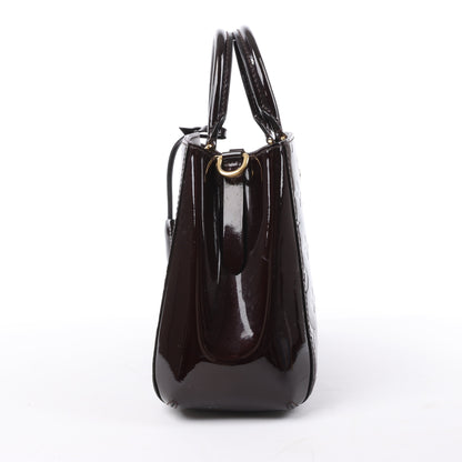 Louis Vuitton Vernis Montaigne BB 2Way Sac à main en Amarante M50403