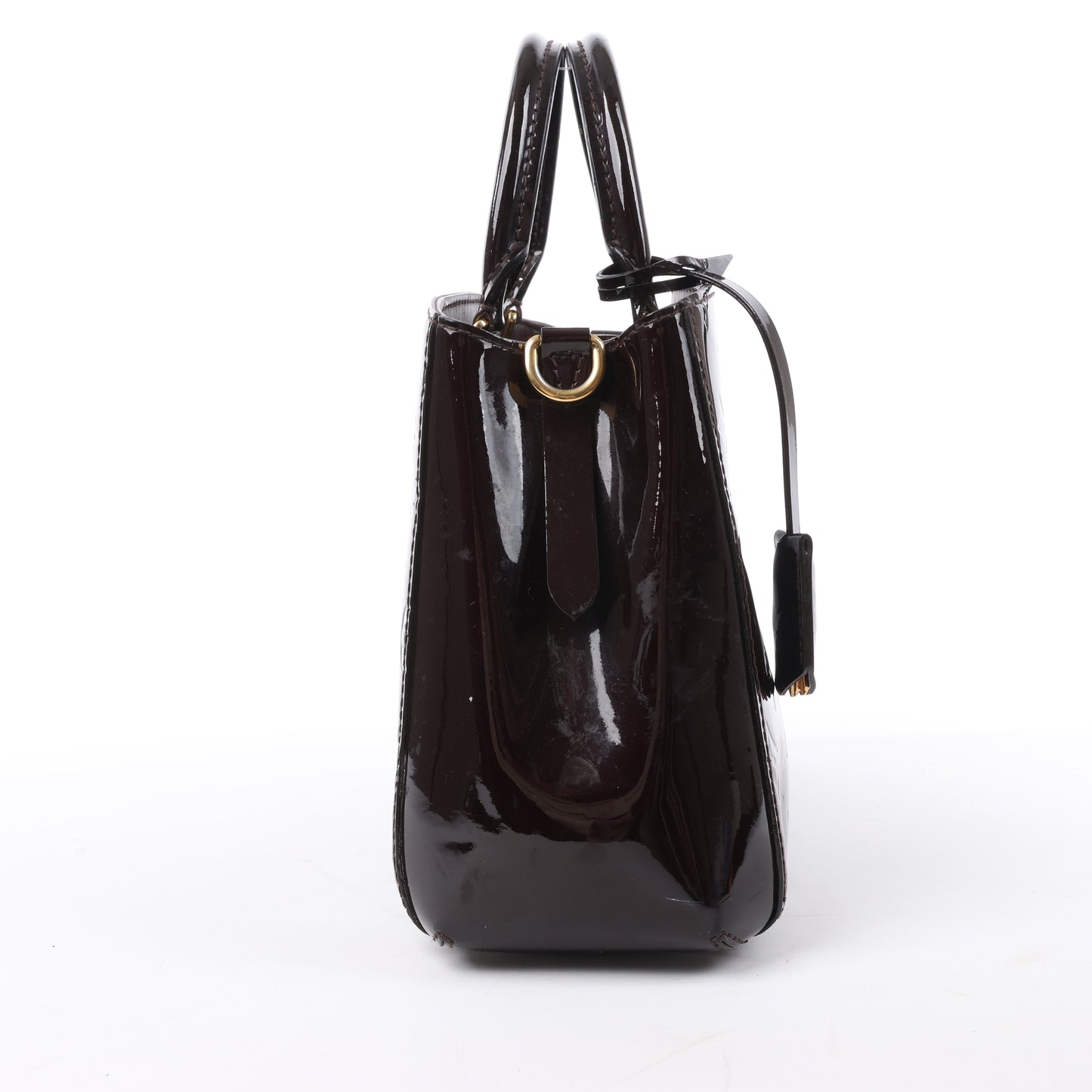 Louis Vuitton Vernis Montaigne BB 2Way Handbag in Amarante M50403