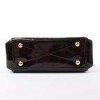 Louis Vuitton Vernis Montaigne BB 2Way Handbag in Amarante M50403