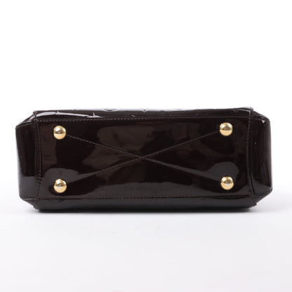 Louis Vuitton Vernis Montaigne BB 2Way Sac à main en Amarante M50403