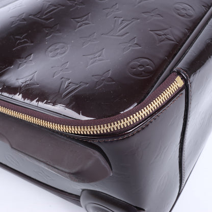 Louis Vuitton Vernis Suitcase Pegase 45 Travel Bag in Amarante M91277