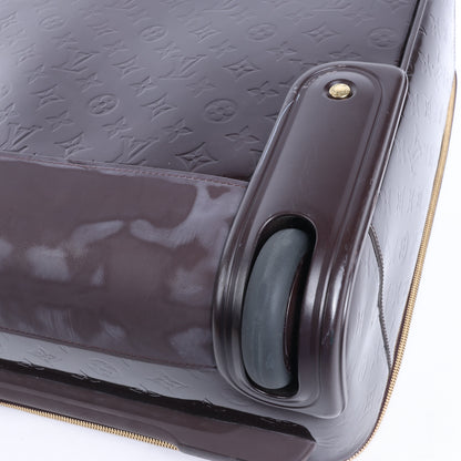 Louis Vuitton Vernis Suitcase Pegase 45 Travel Bag in Amarante M91277