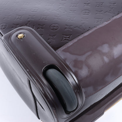 Louis Vuitton Vernis Suitcase Pegase 45 Travel Bag in Amarante M91277