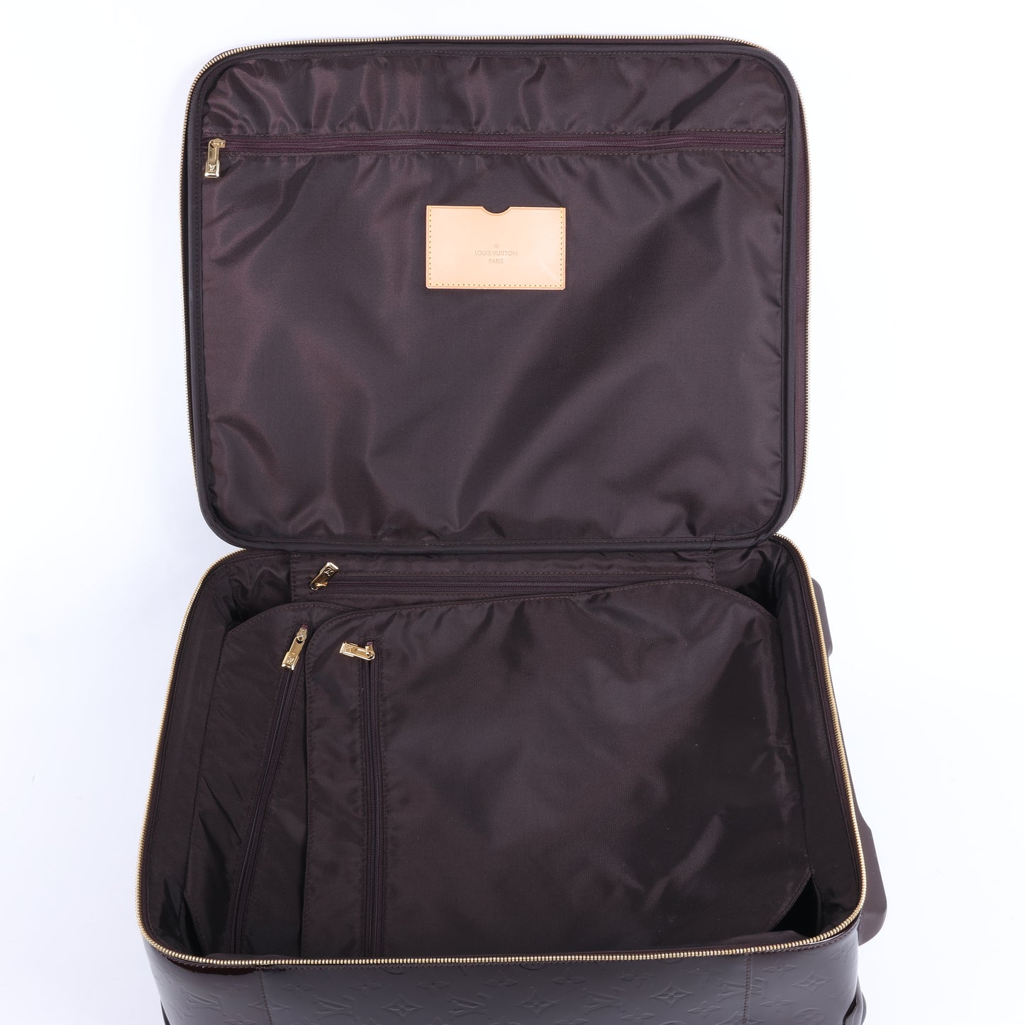 Louis Vuitton Vernis Suitcase Pegase 45 Travel Bag in Amarante M91277