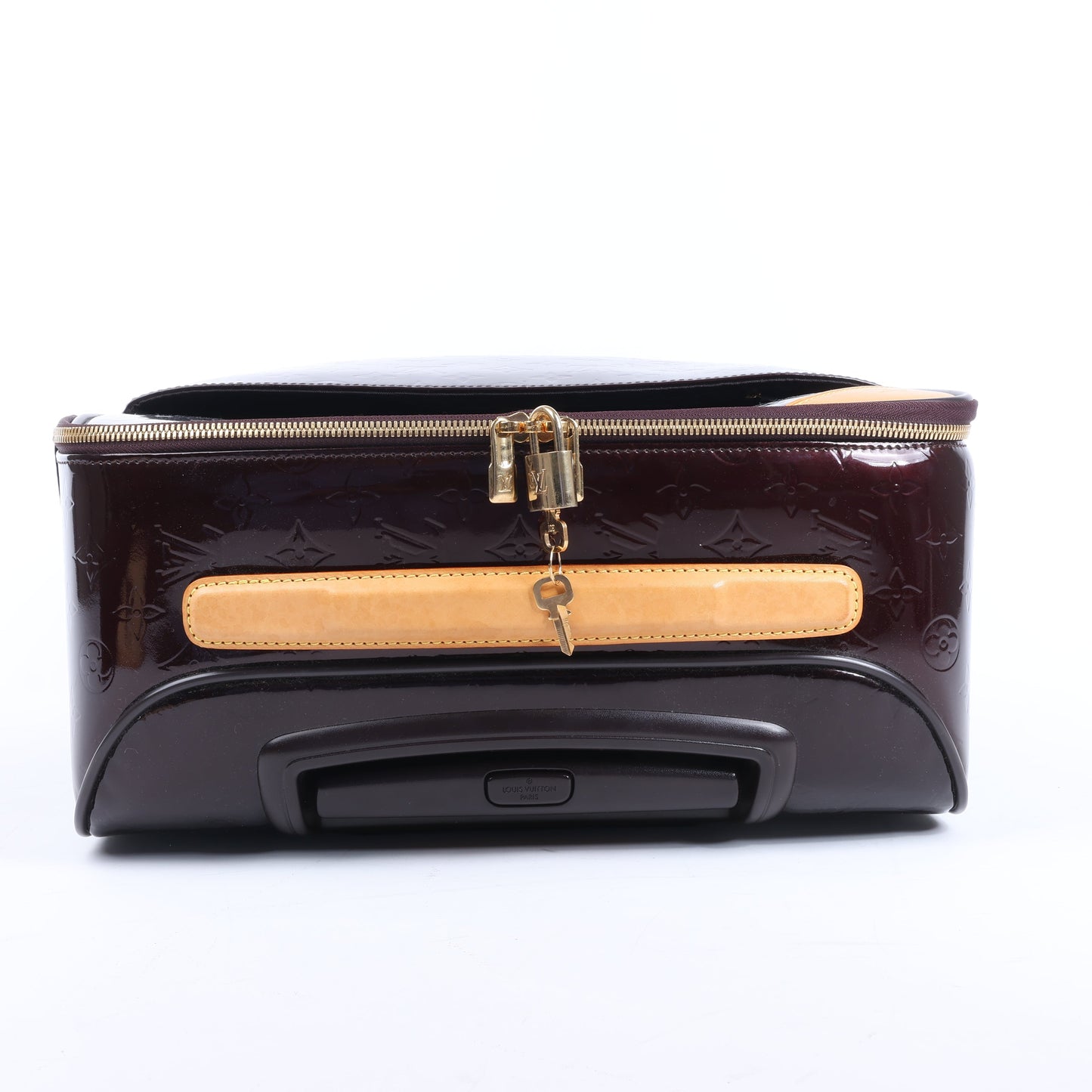 Louis Vuitton Vernis Suitcase Pegase 45 Travel Bag in Amarante M91277