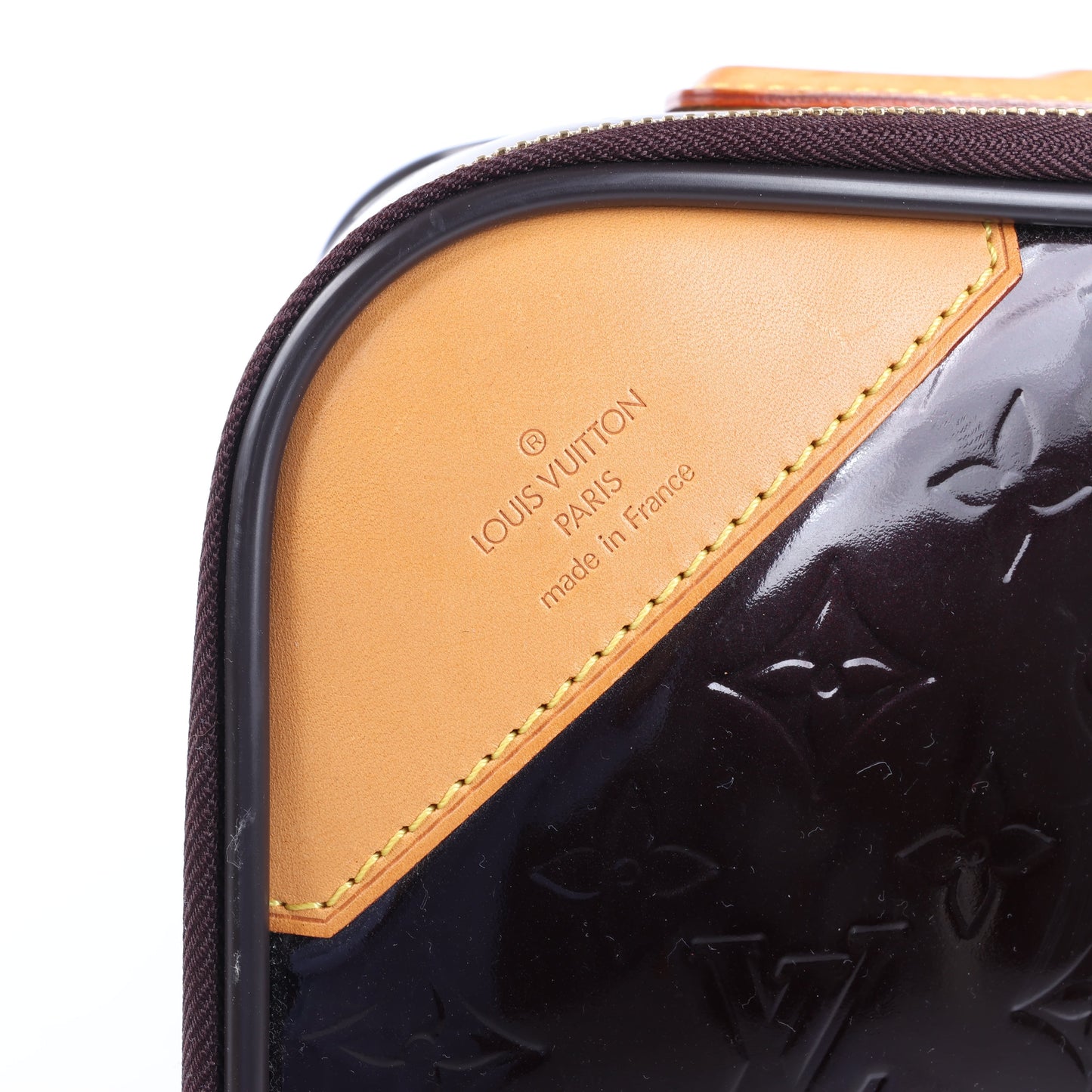 Louis Vuitton Vernis Suitcase Pegase 45 Travel Bag in Amarante M91277