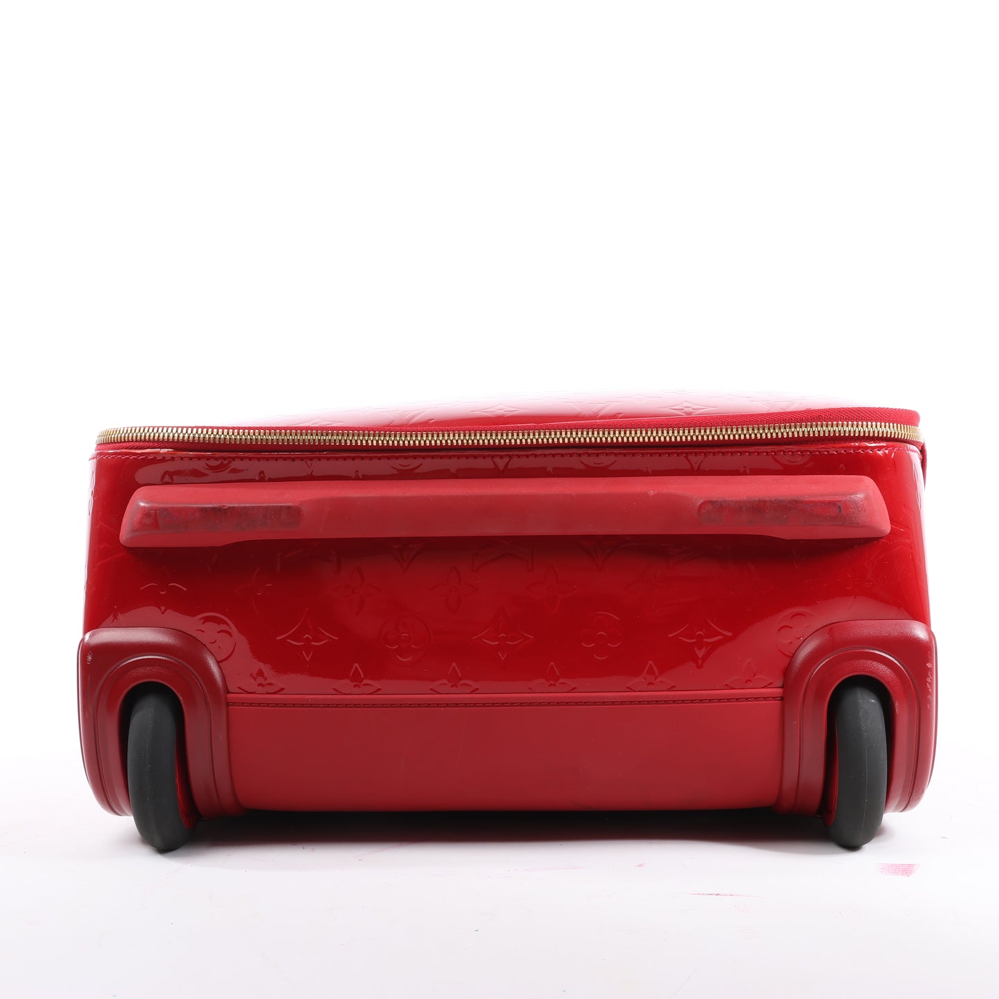 Louis Vuitton Vernis Suitcase Pegase 45 Travel Bag in Red M91278
