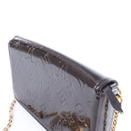 Louis Vuitton Vernis Pochette Félicie Crossbody Bag in Bordeaux