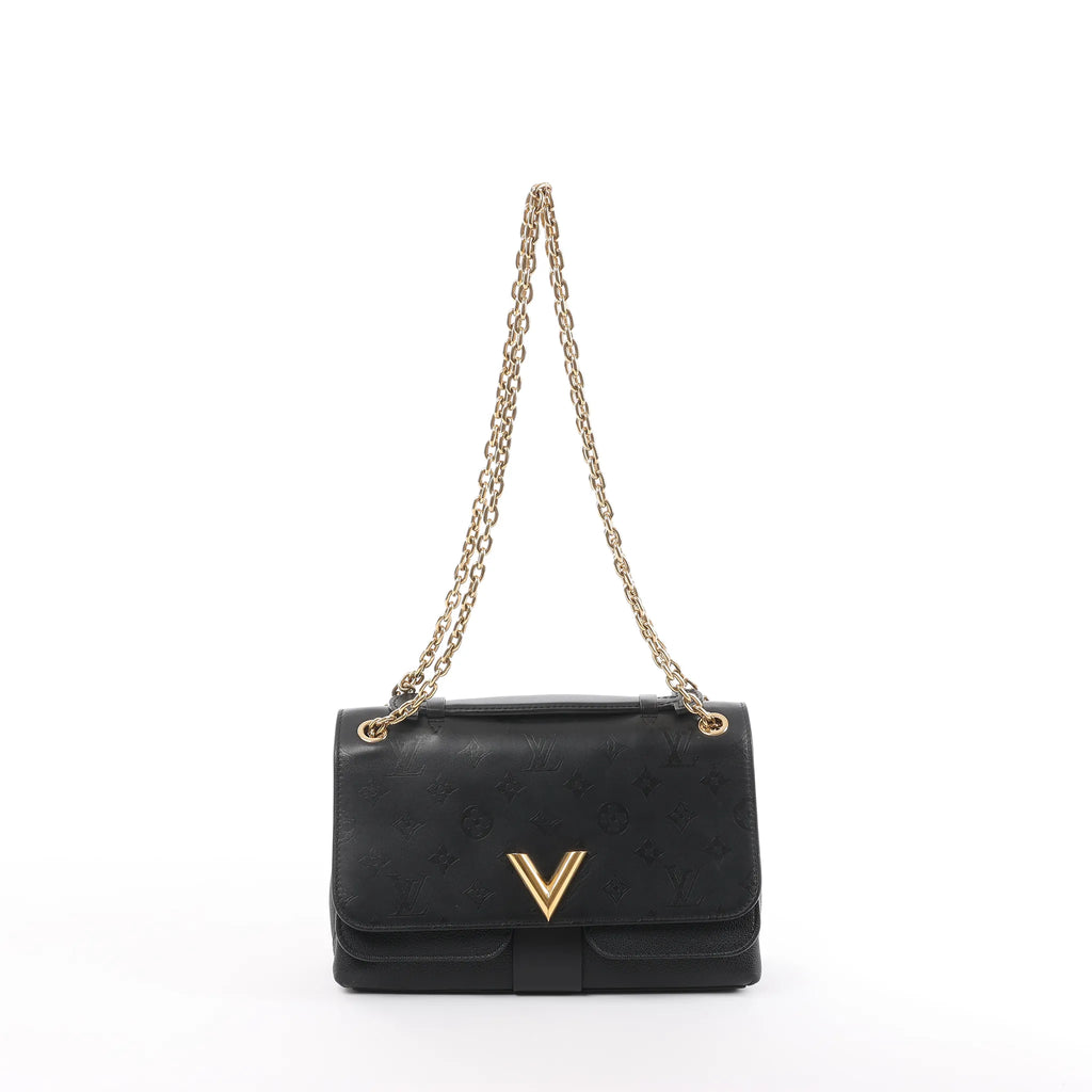 Louis Vuitton Very Monogram Shadow Crossbody Bag in Black M42899