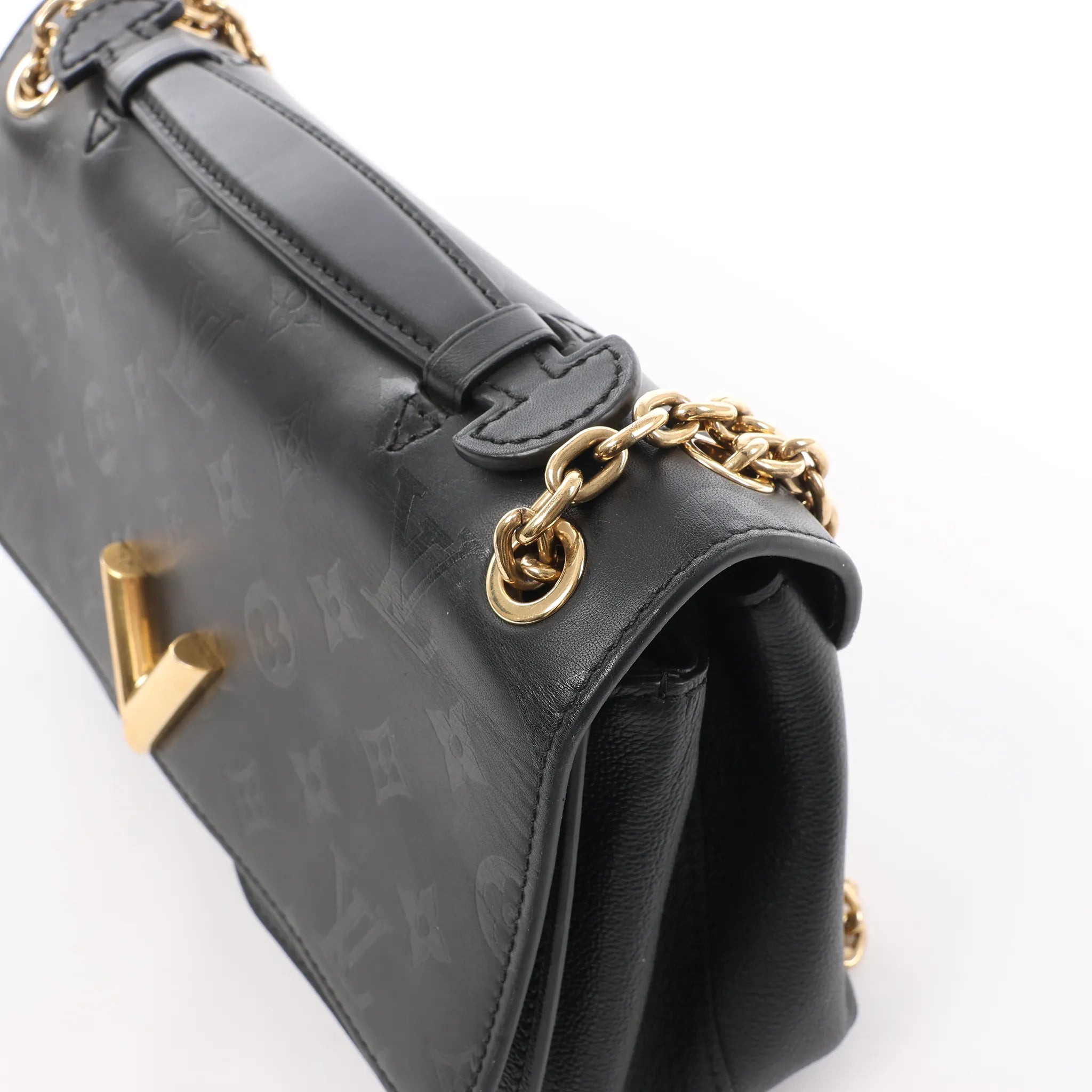 Louis Vuitton Very Monogram Shadow Crossbody Bag in Black M42899