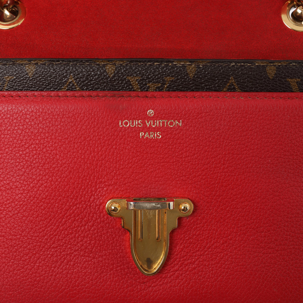 Bolso bandolera Louis Vuitton Victoire Monogram de lona en rojo M41731