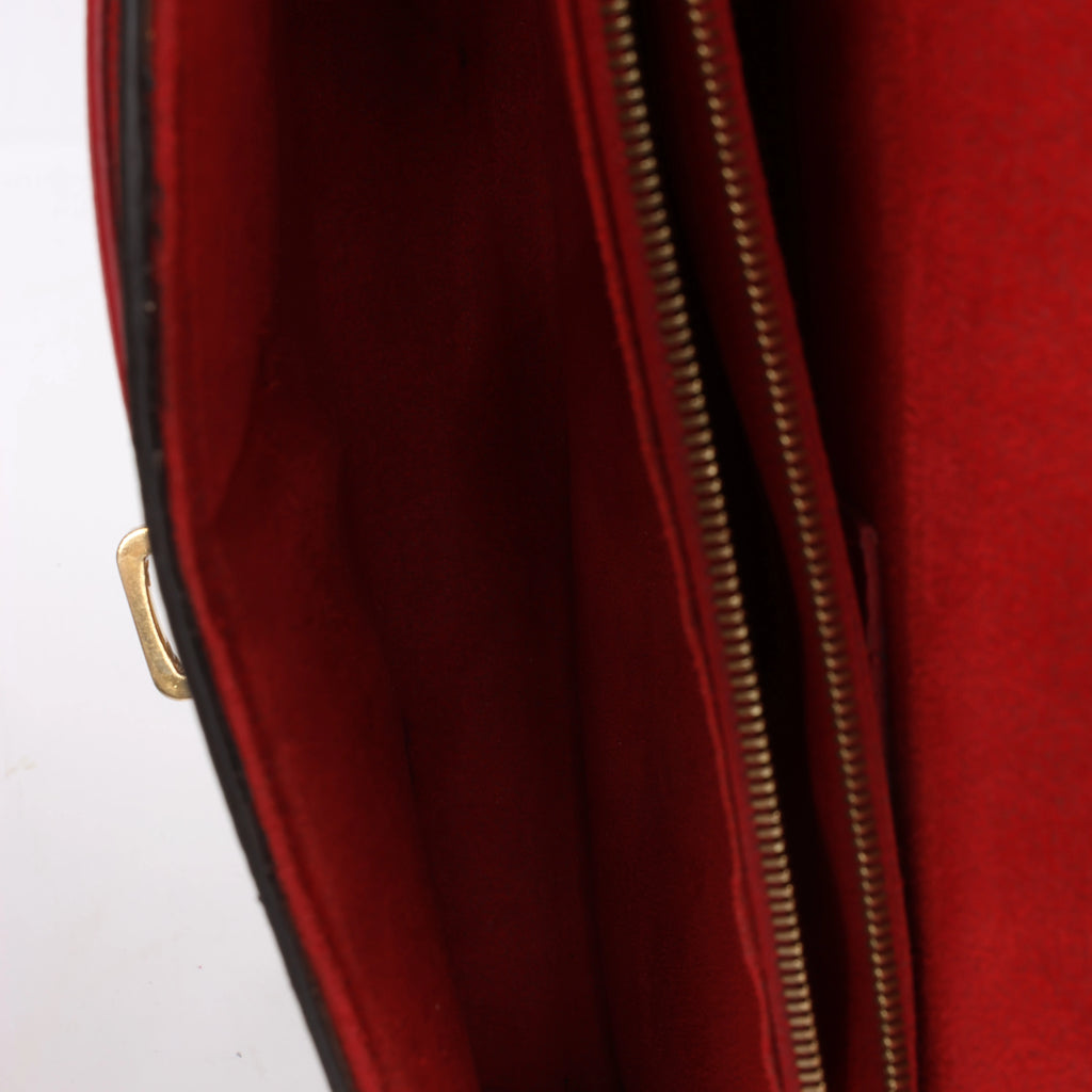 Bolso bandolera Louis Vuitton Victoire Monogram de lona en rojo M41731