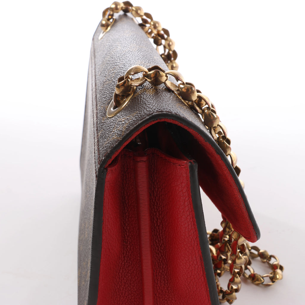 Bolso bandolera Louis Vuitton Victoire Monogram de lona en rojo M41731