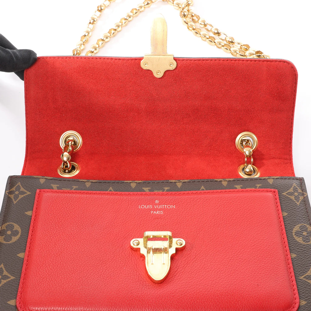 Louis Vuitton Victoire Monogram Canvas Crossbody Bag in Red M41731