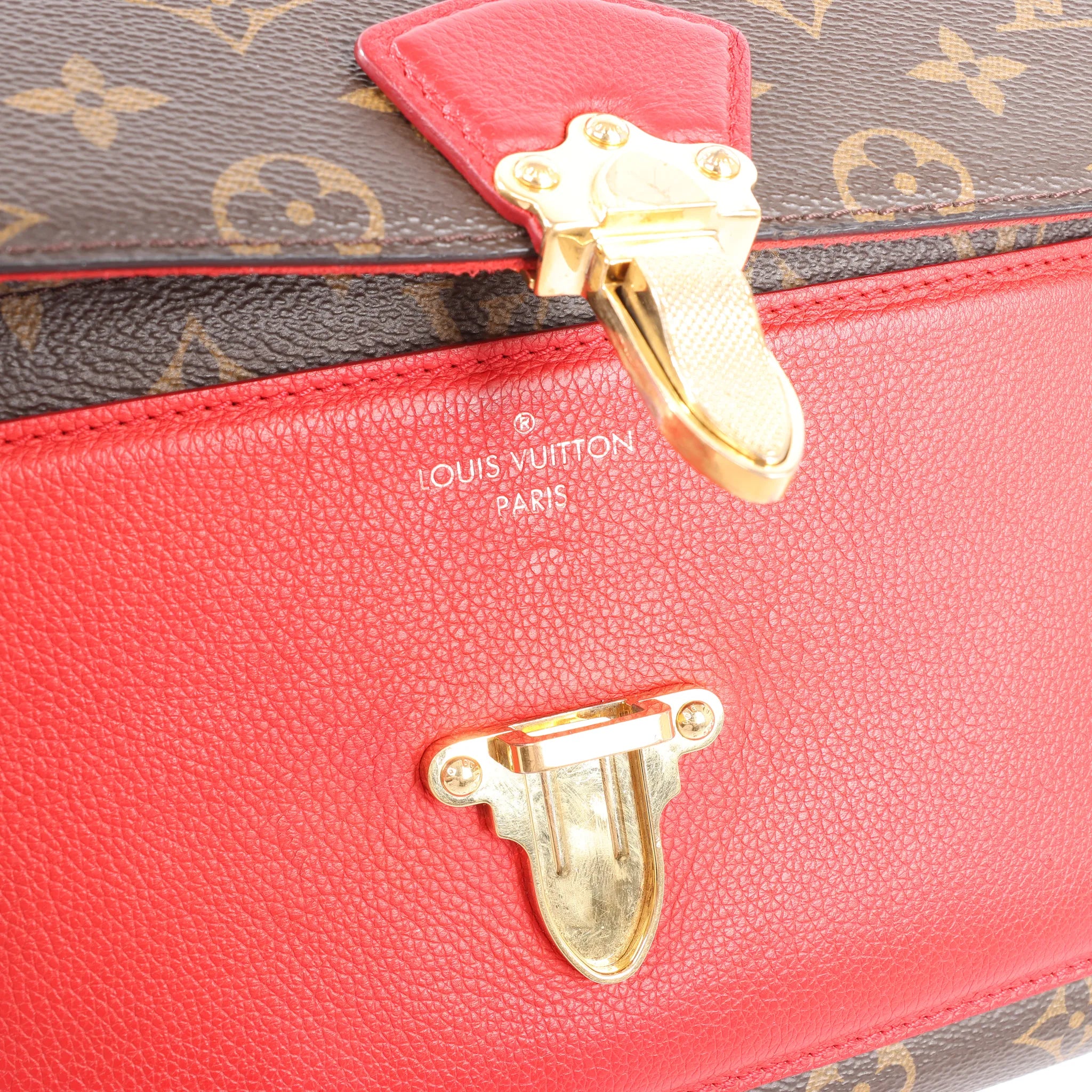 Louis Vuitton Victoire Monogram Canvas Crossbody Bag in Red M41731