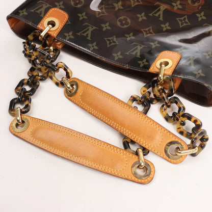 Louis Vuitton Ambre MM Vinyl Cabas Monogram Shoulder Bag in Brown M92501