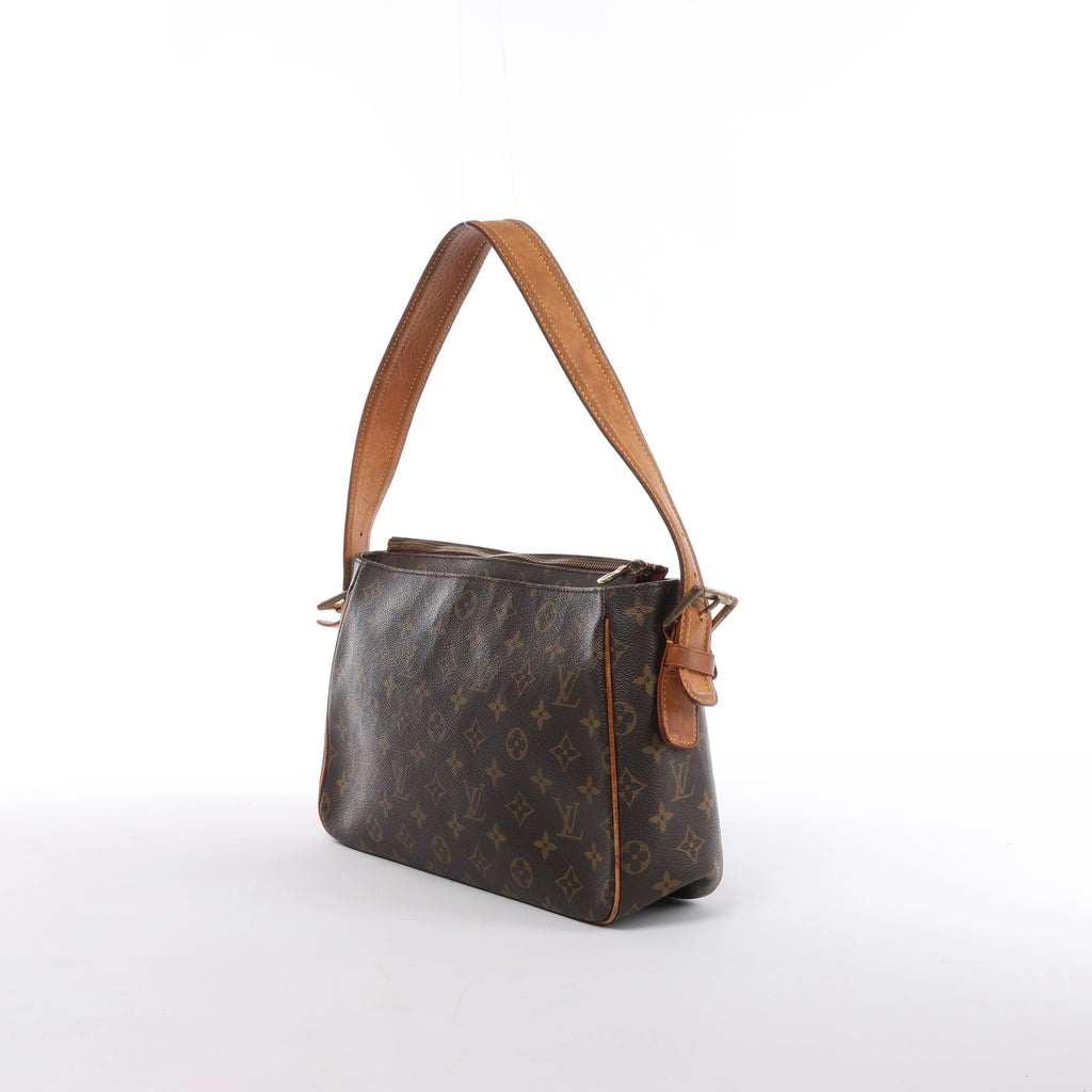 Bolso de hombro Louis Vuitton Noe de cuero Epi en negro y rojo castellano M44017