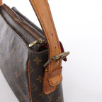 Bolso de hombro Louis Vuitton Noe de cuero Epi en negro y rojo castellano M44017