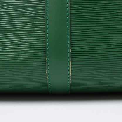 Louis Vuitton Epi Leather Keepall 50 Travel Bag in Green M42964