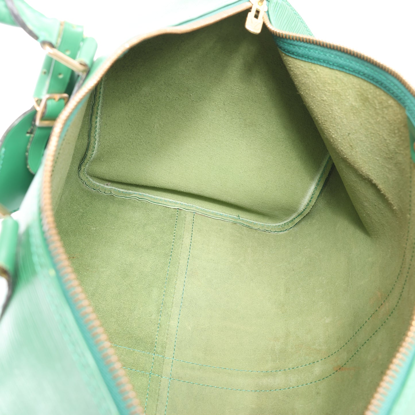 Louis Vuitton Epi Leather Keepall 50 Travel Bag in Green M42964