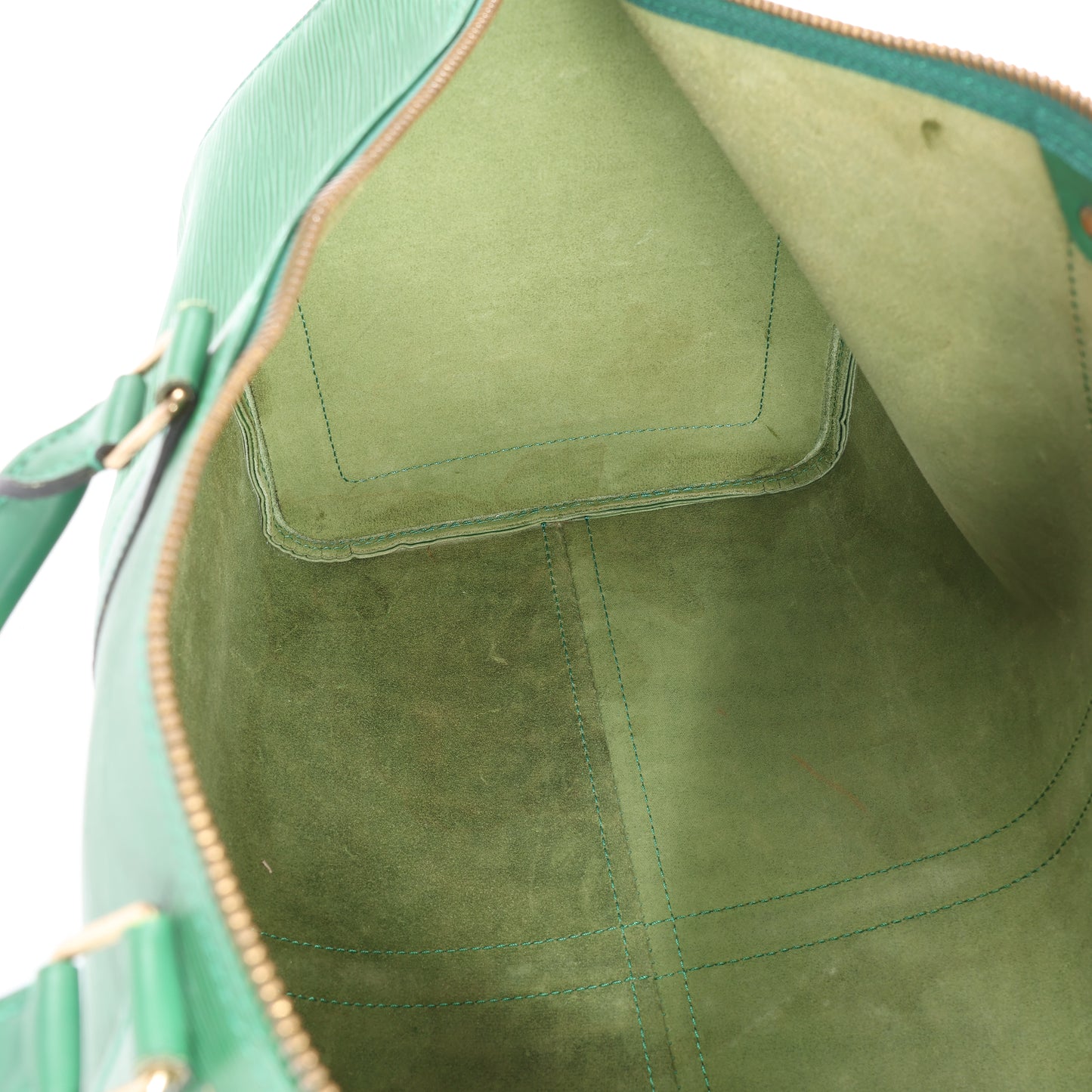 Louis Vuitton Epi Leather Keepall 50 Travel Bag in Green M42964