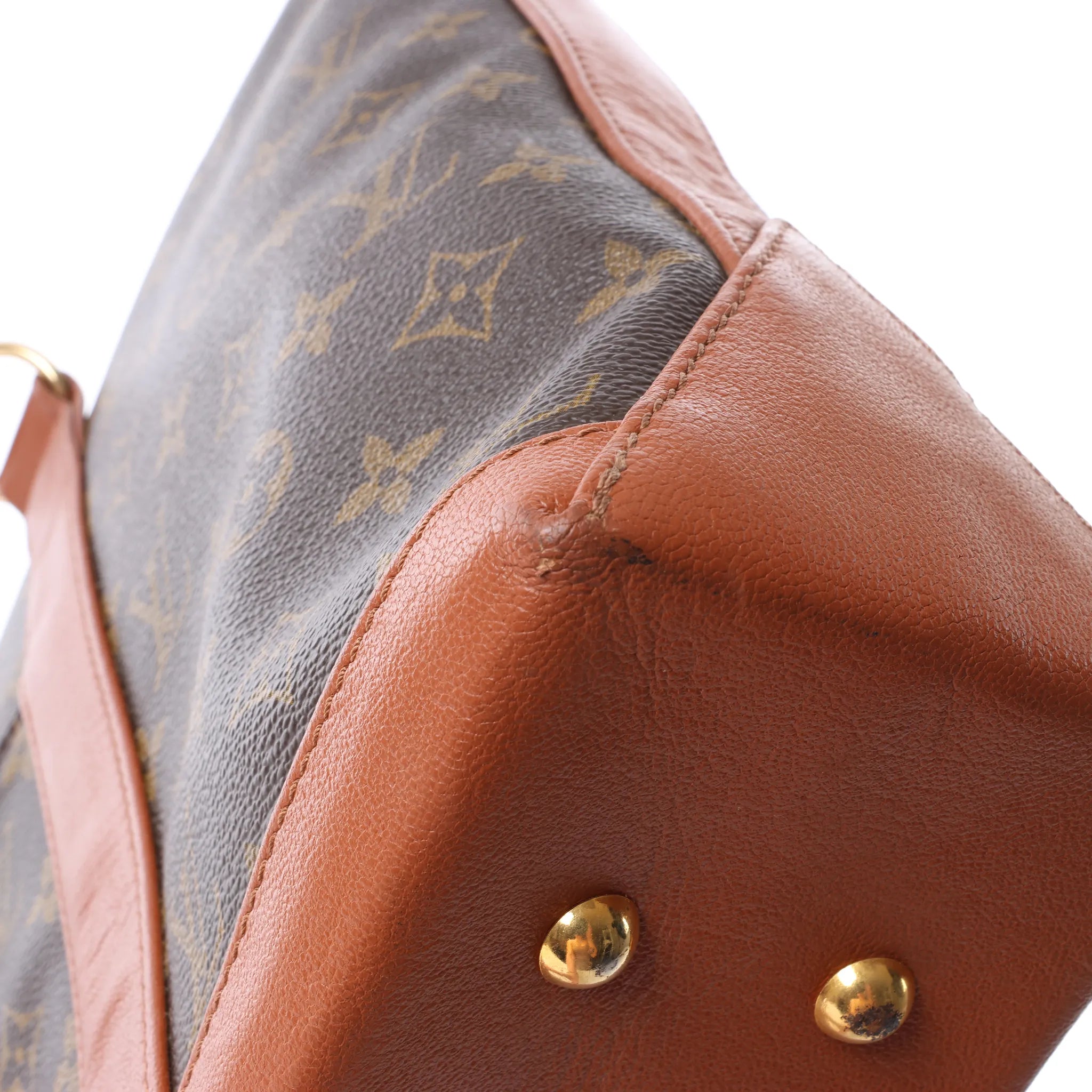 Bolso de mano Louis Vuitton Weekend PM Monogram Canvas en marrón M42425