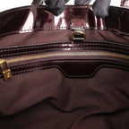Louis Vuitton Wilshire PM Monogram Vernis Handbag in Burgundy M91644