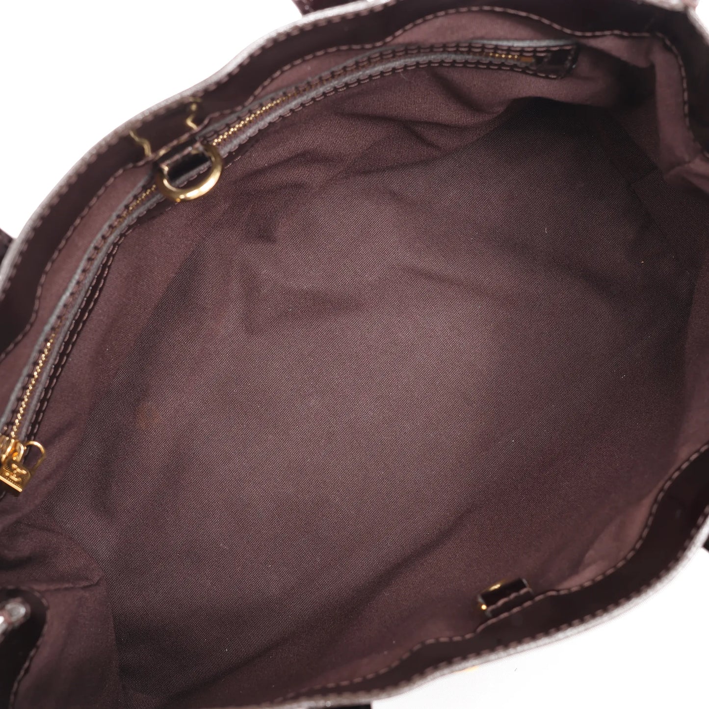 Louis Vuitton Wilshire PM Monogram Vernis Handbag in Burgundy M91644