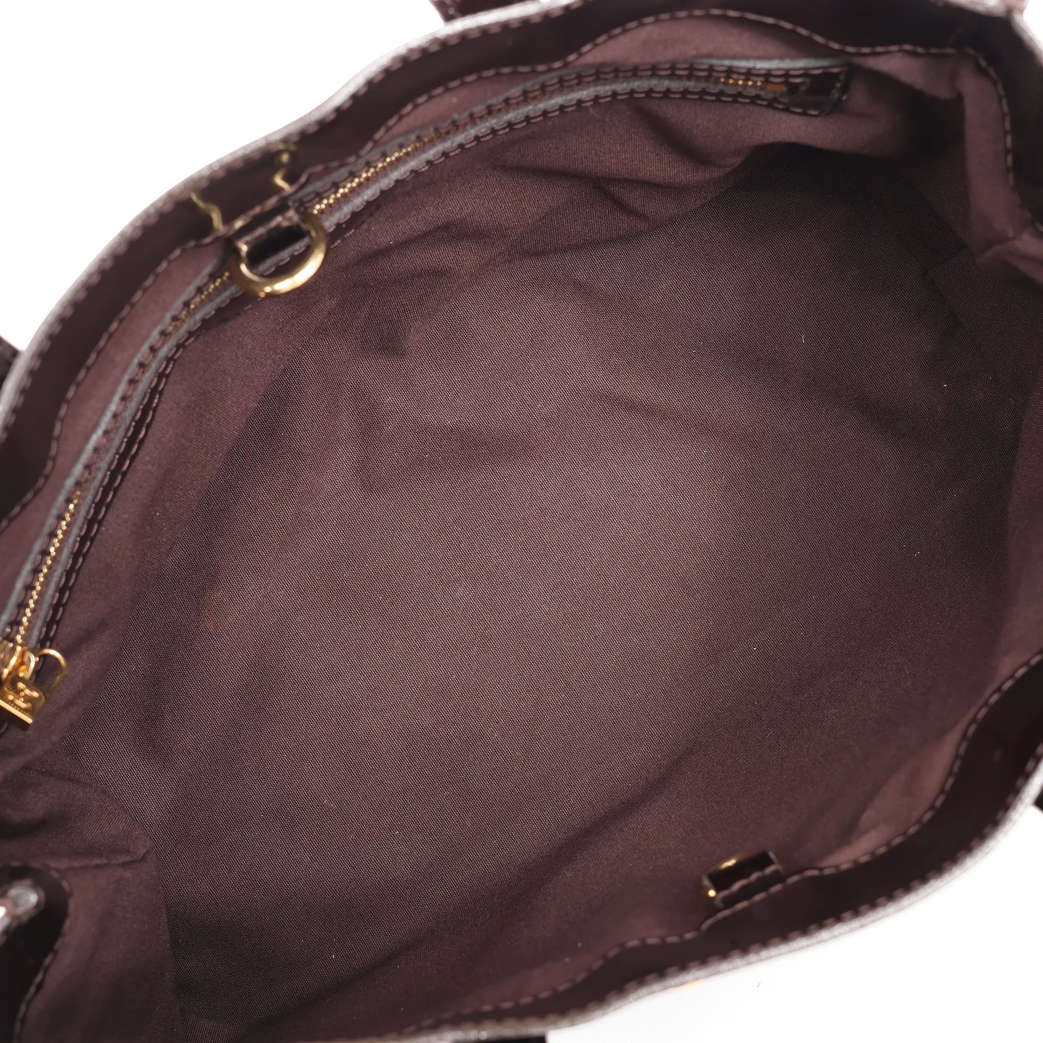 Louis Vuitton Wilshire PM Monogram Vernis Handbag in Burgundy M91644