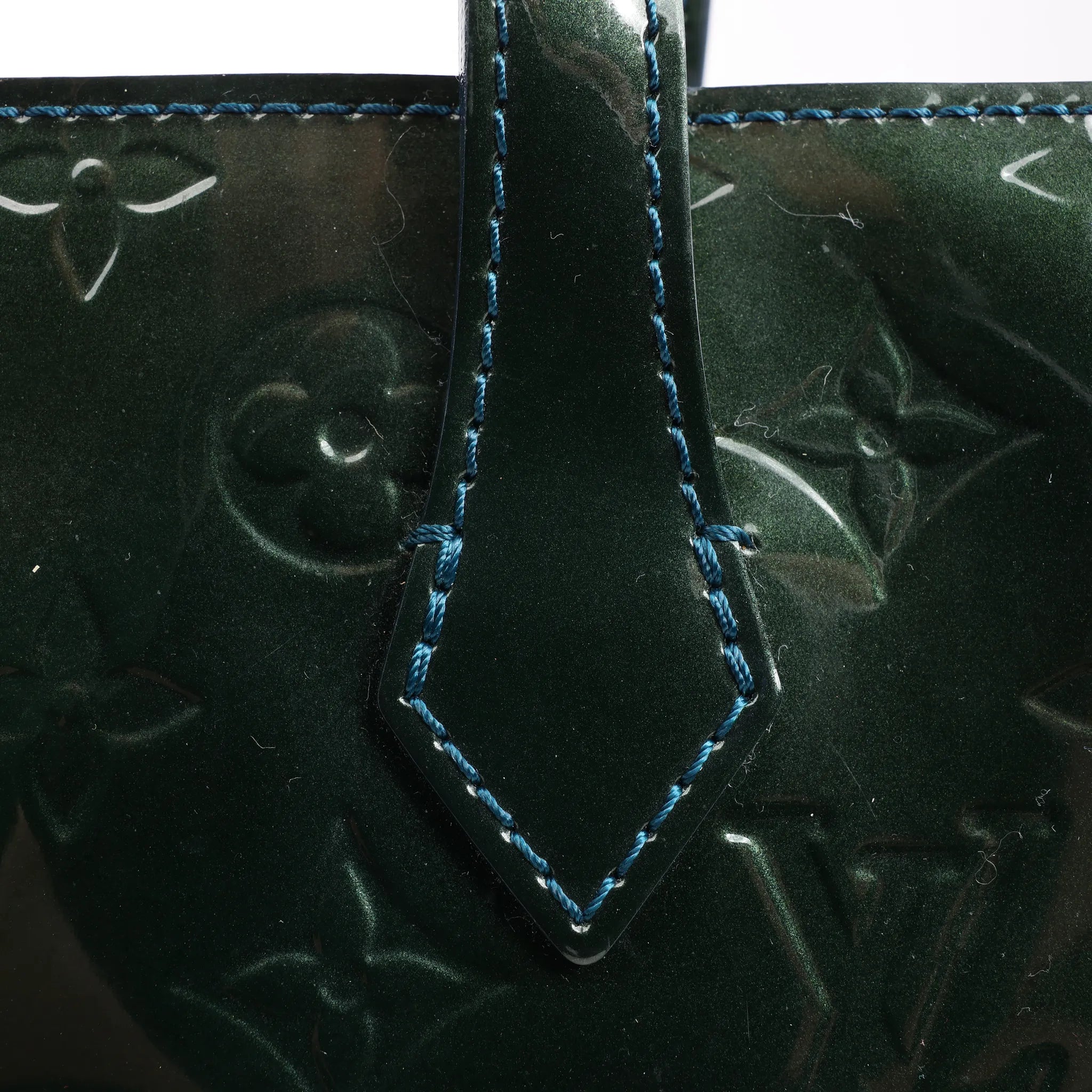 Louis Vuitton Monogram Vernis Wilshire PM Handbag in Green M93684