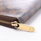 Louis Vuitton Zippy Damier Ebene Wallet in Brown N60003