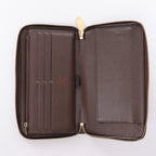 Louis Vuitton Zippy Damier Ebene Wallet in Brown N60003