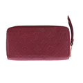 Louis Vuitton Zippy Empreinte Leather Wallet in Red M62214