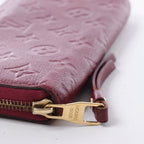Louis Vuitton Zippy Empreinte Leather Wallet in Red M62214