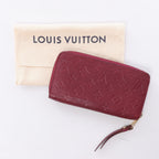 Louis Vuitton Zippy Empreinte Leather Wallet in Red M62214