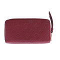 Louis Vuitton Zippy Empreinte Leather Wallet in Red M62214