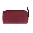 Louis Vuitton Zippy Empreinte Leather Wallet in Red M62214