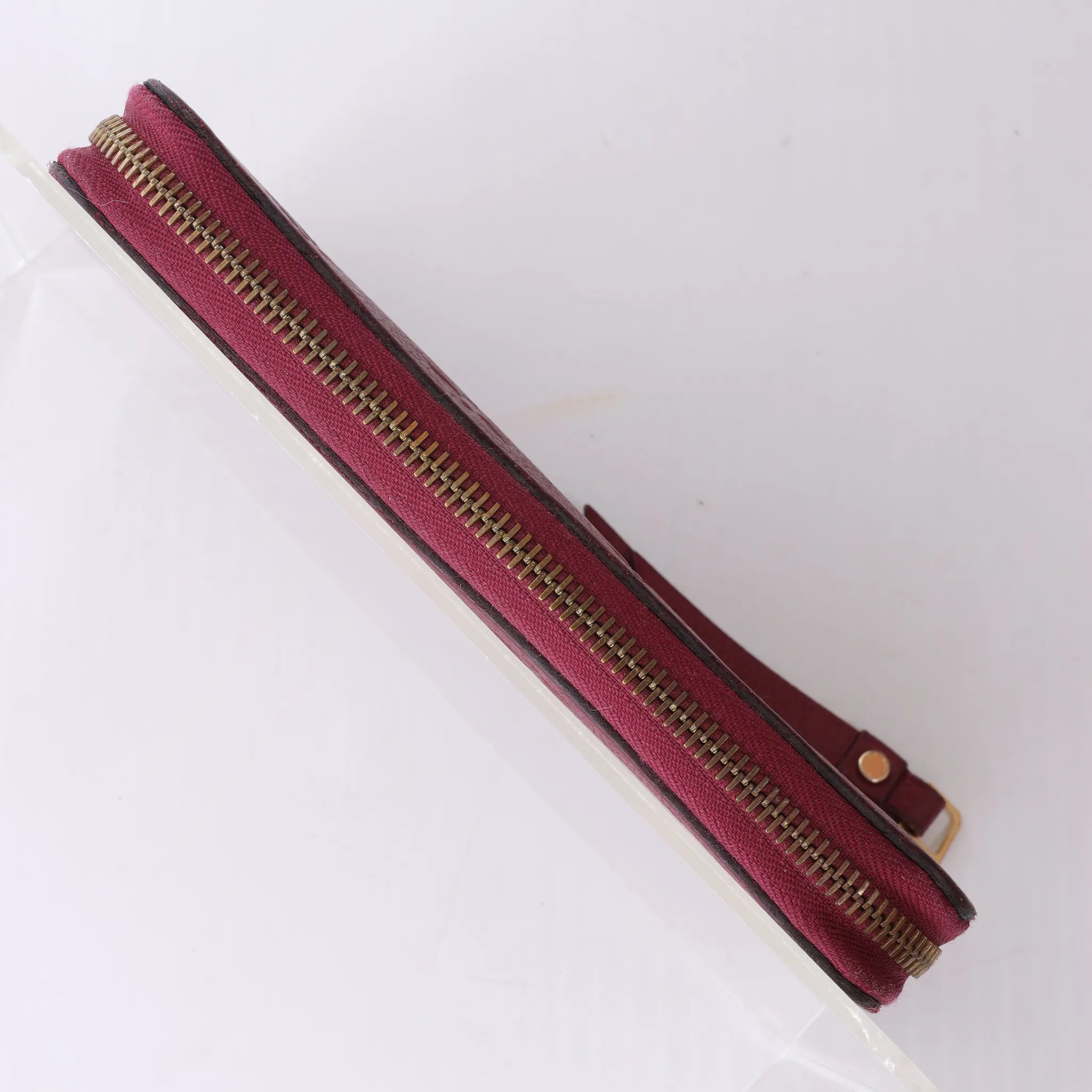 Louis Vuitton Zippy Empreinte Leather Wallet in Red M62214