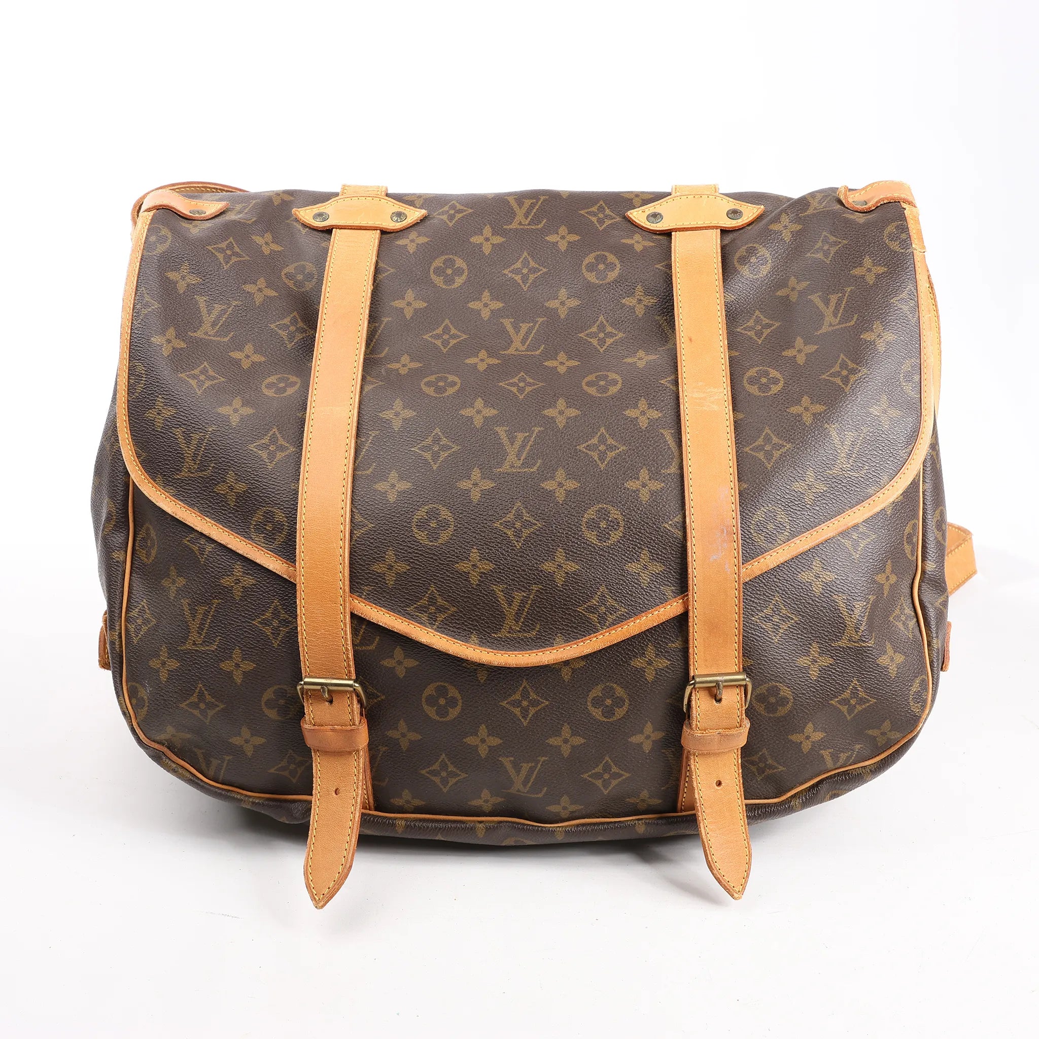 Louis Vuitton Monogram Canvas Saumur 43 Crossbody Bag M42252
