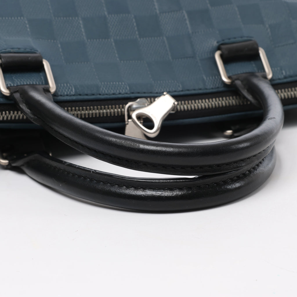 Louis Vuitton Avenue Damier Infini Briefcase 2Way Handbag in Blue N41021