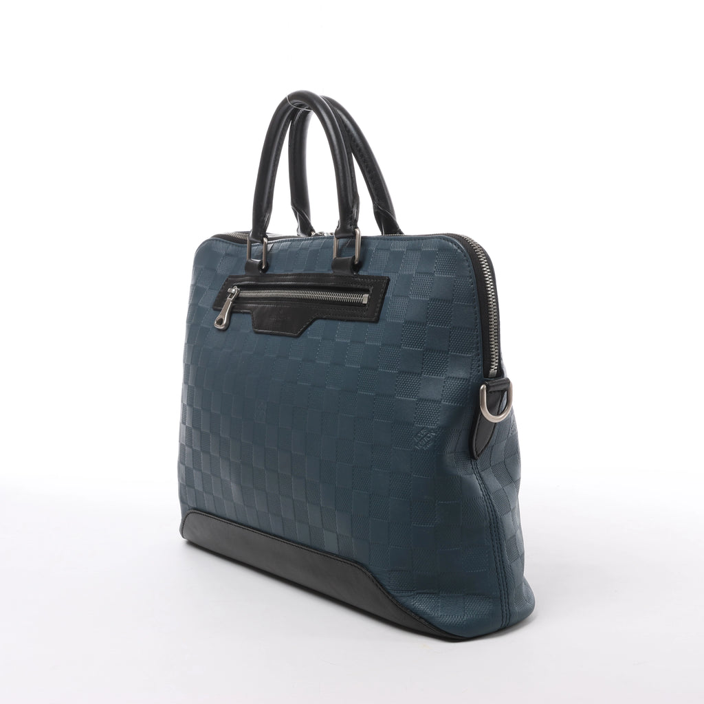 Louis Vuitton Avenue Damier Infini Briefcase 2Way Handbag in Blue N41021