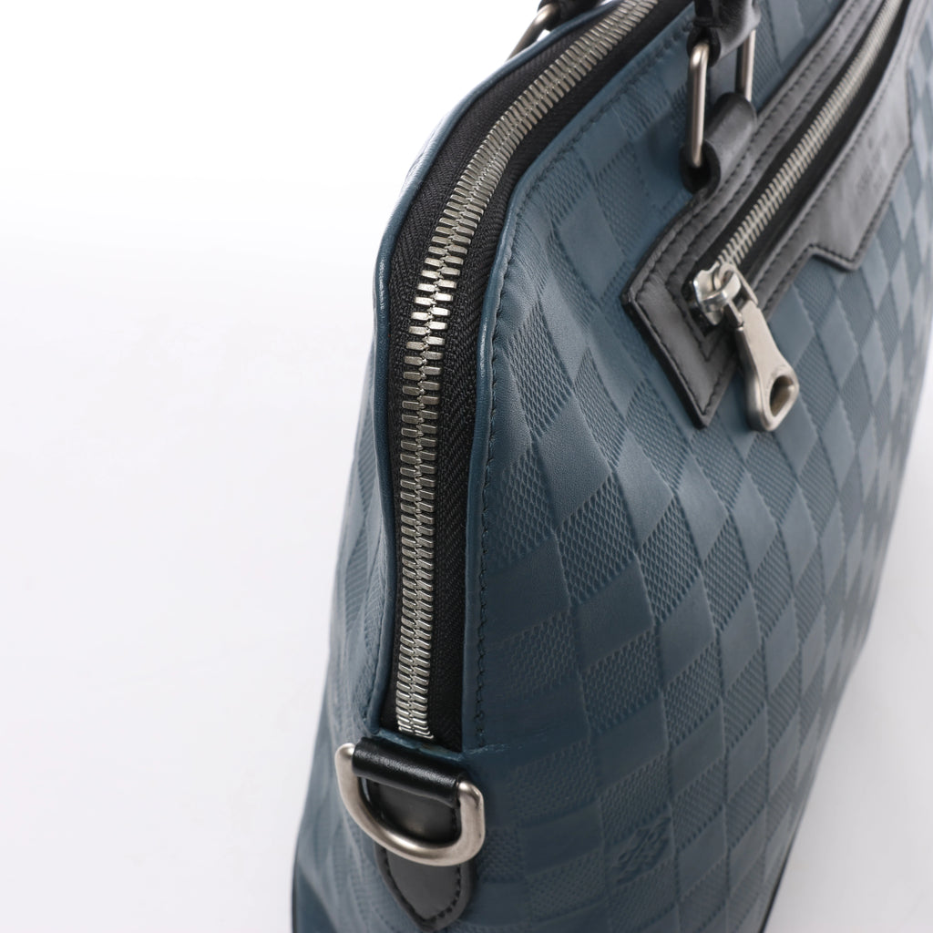 Louis Vuitton Avenue Damier Infini Briefcase 2Way Handbag in Blue N41021