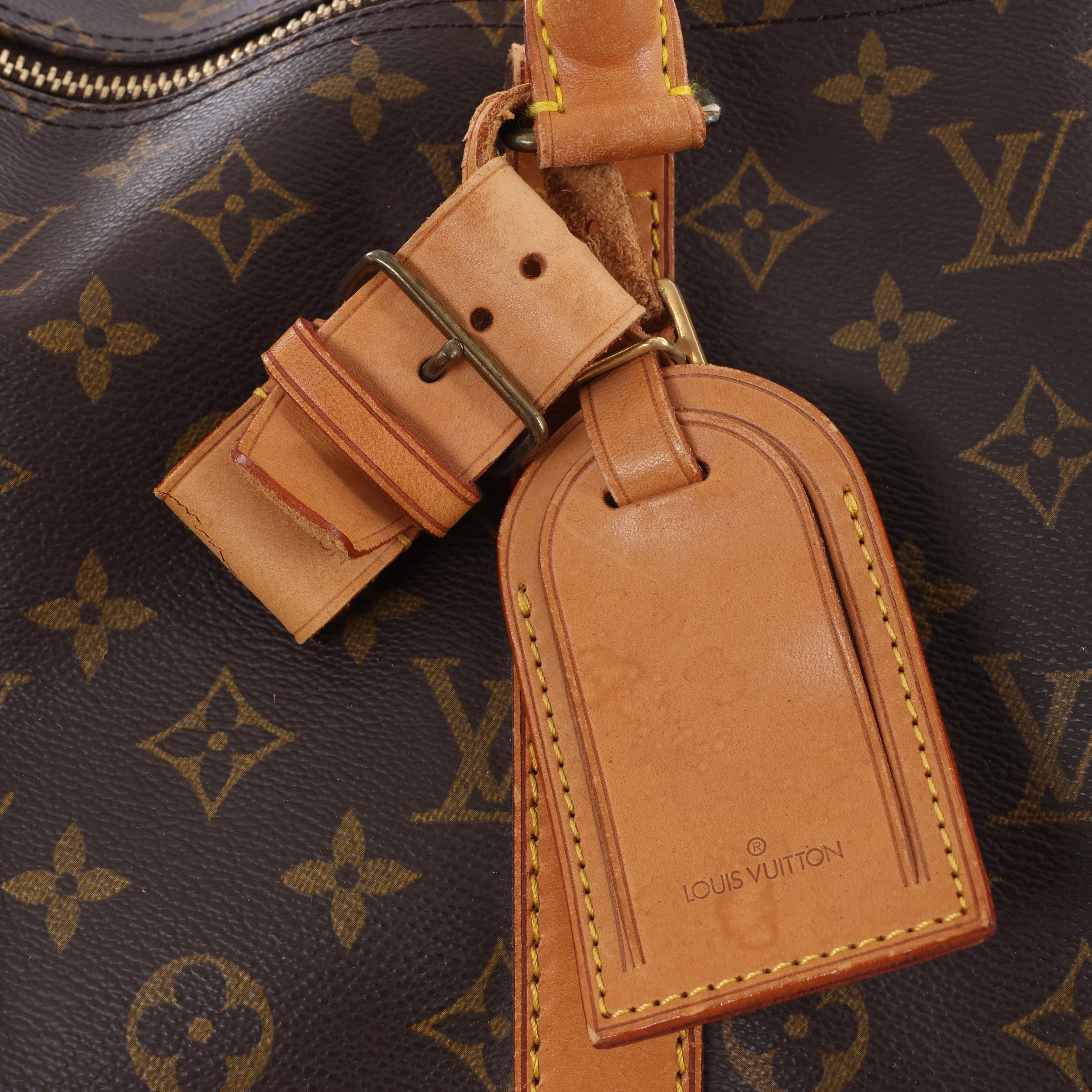 Louis Vuitton Monogram Canvas Keepall Bandoulière 55 Travel Bag M41414