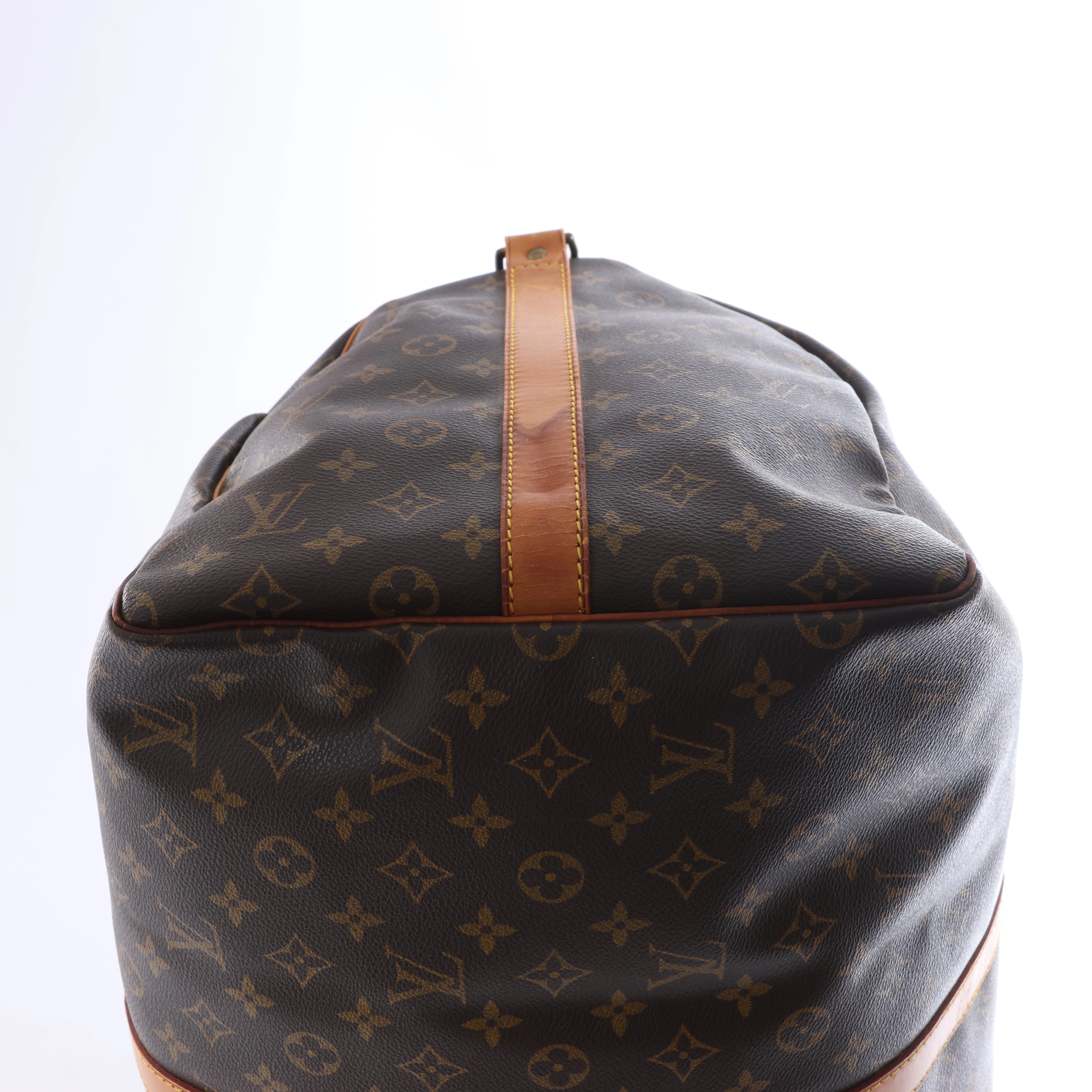Louis Vuitton Monogram Canvas Keepall Bandoulière 55 Travel Bag M41414