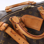 Louis Vuitton Monogram Canvas Keepall Bandoulière 55 Travel Bag M41414